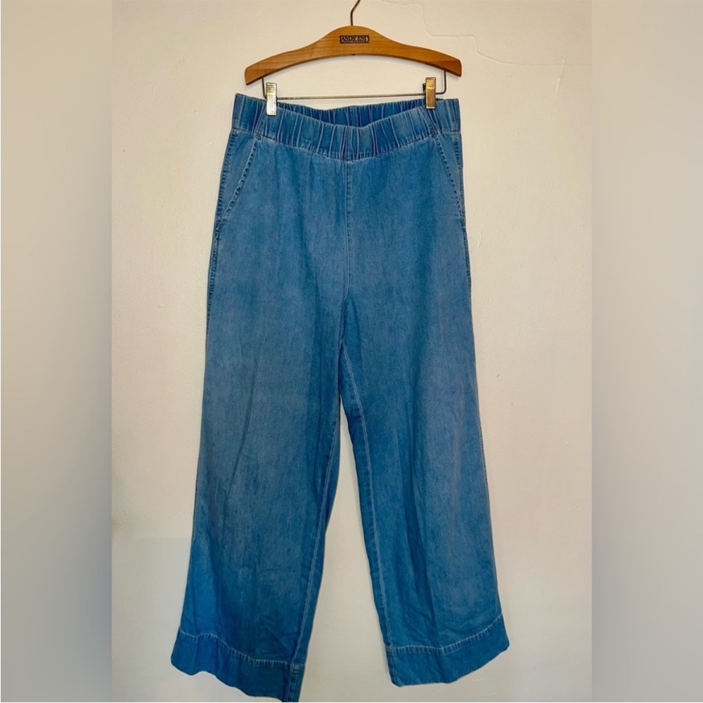J. Crew Light Blue Flare Pants